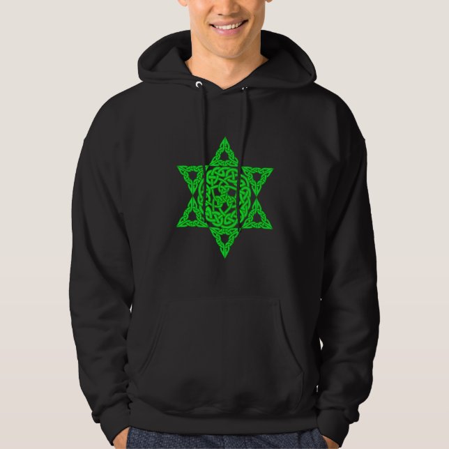 Celtic Star of David Dark Hoodies (Front)