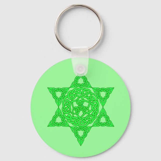 Celtic Star of David Keychain (Front)