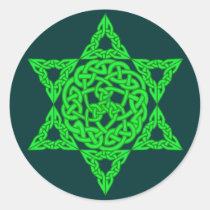Celtic Star of David Stickers