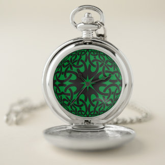Celtic star pocket watch