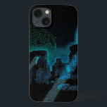 Celtic Stonehenge, Moon & Stars Astronomy U.K. iPhone 13 Case<br><div class="desc">My latest artwork paying tribute to the mystical and scientific purposes for which Stonehenge appears to have been constructed. Located on the Salisbury Plains in Wiltshire, England.
Artwork by Skye Ryan-Evans ©.</div>