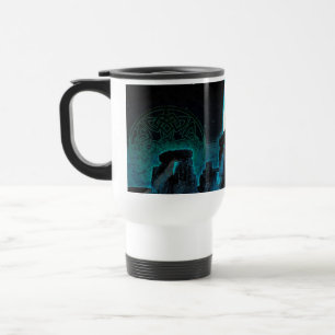 Celtic Stonehenge, Moon & Stars Astronomy U.K. Travel Mug