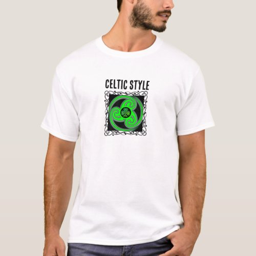 Celtic Style Double Sided T_Shirt
