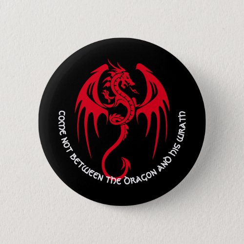 Celtic Style Dragon  Shakespeare Quote Button