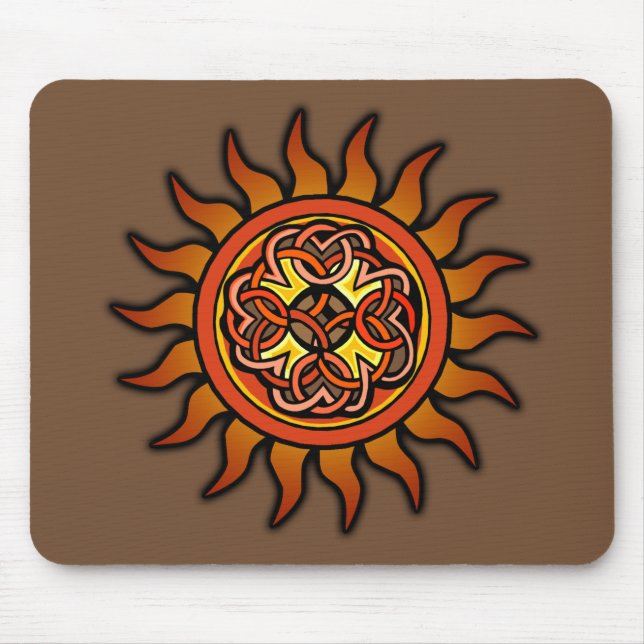 Celtic Sun 4 Mouse Pad (Front)