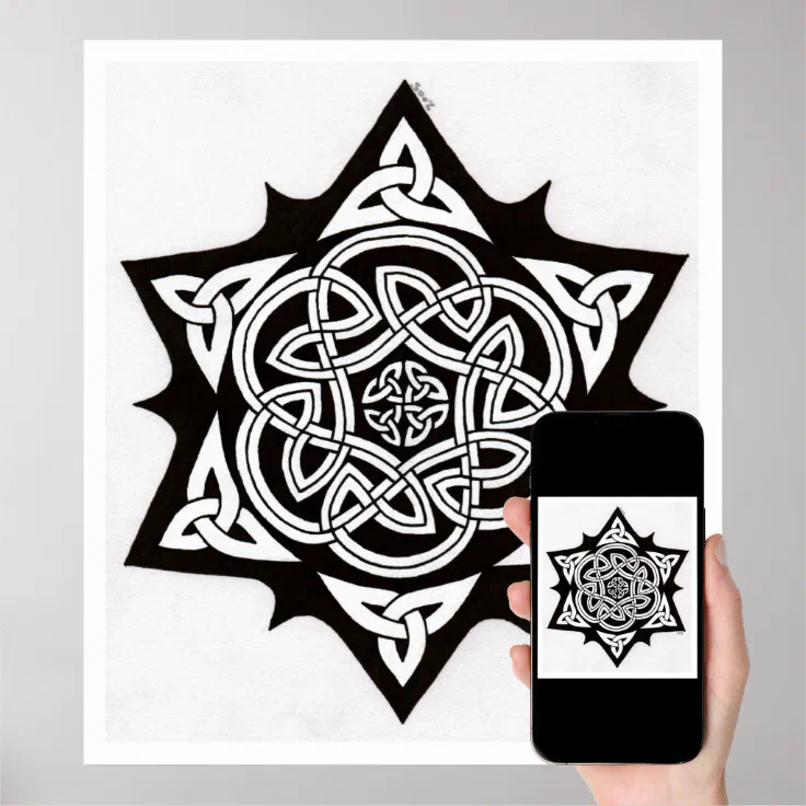 Celtic Sun print | Zazzle
