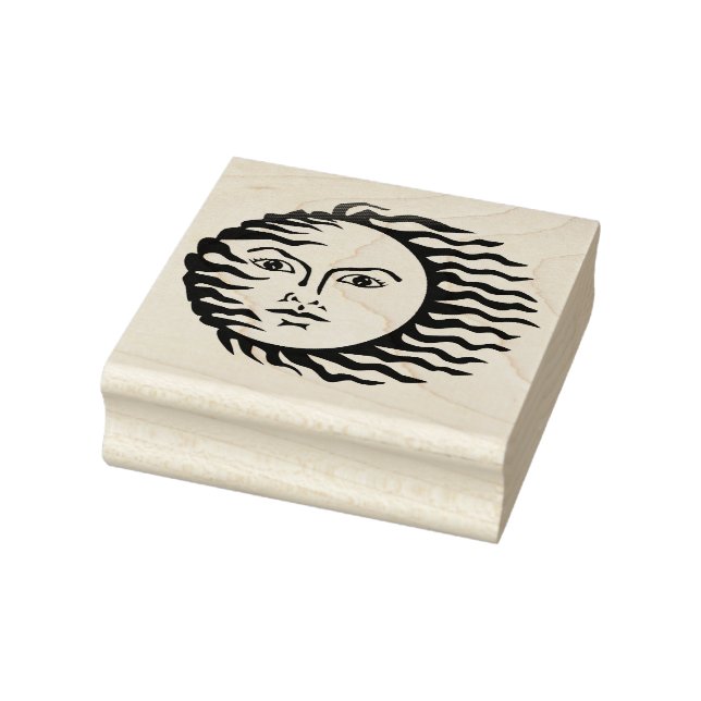 Celtic Sun Rubber Stamp (Stamp)