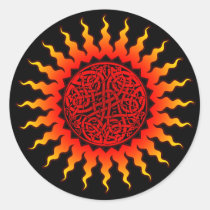 Celtic Sun Sticker