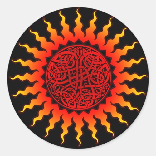 Celtic Sun Sticker