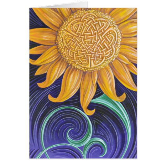 celtic sunflower cards (Front)