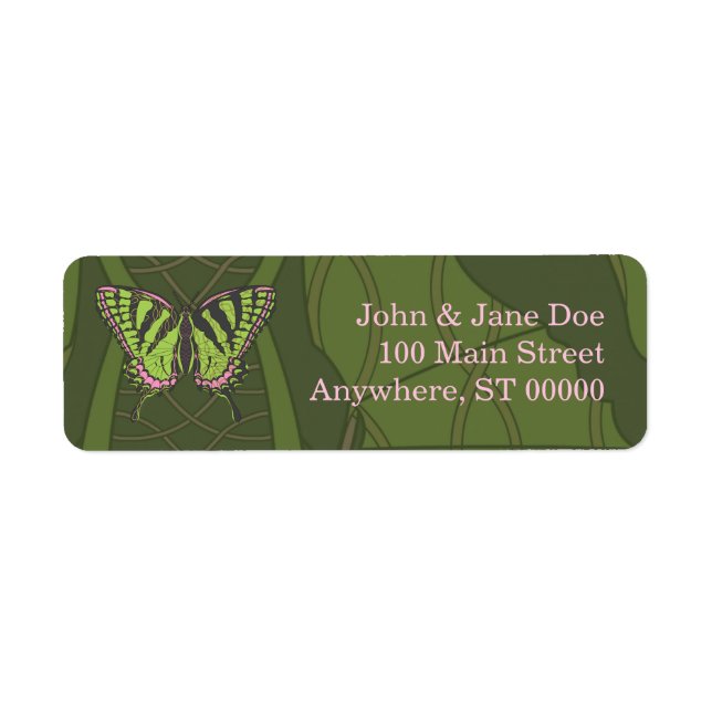 Celtic Swallowtail Address Label (Front)