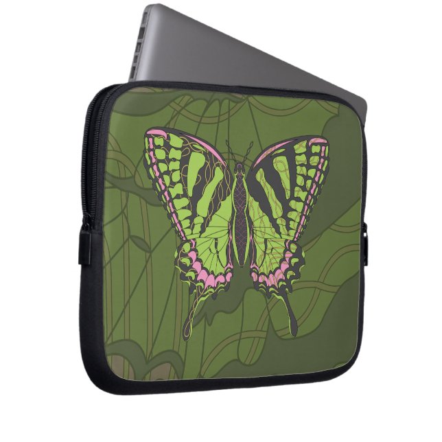 Celtic Swallowtail Laptop Case (Front Right)