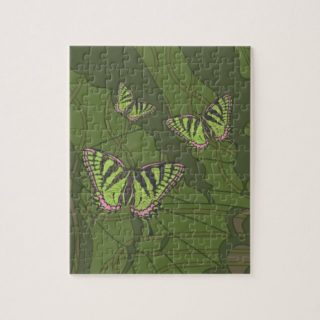 Celtic Swallowtail Puzzle (Vertical)