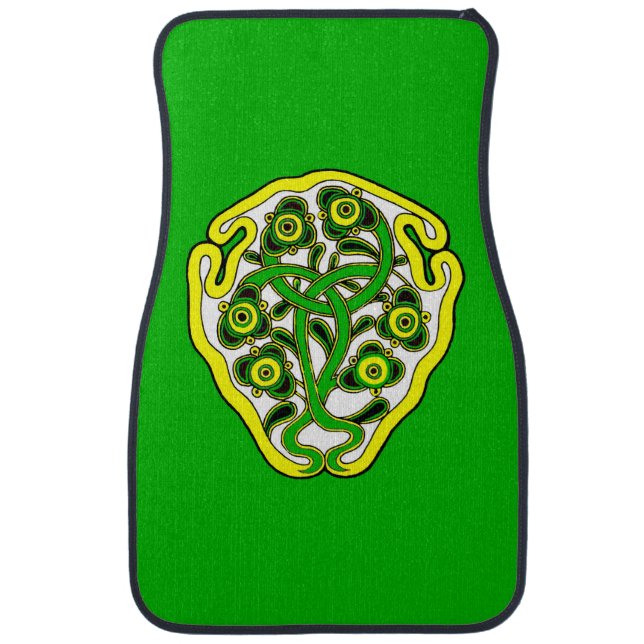 Celtic symbol car floor mat (Front)