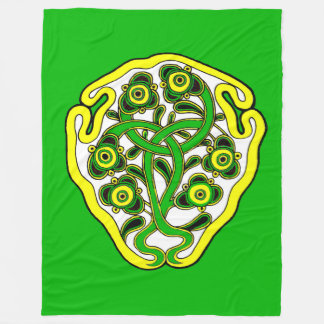 Celtic symbol fleece blanket