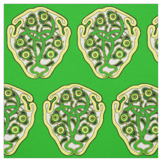 Celtic symbol print fabric
