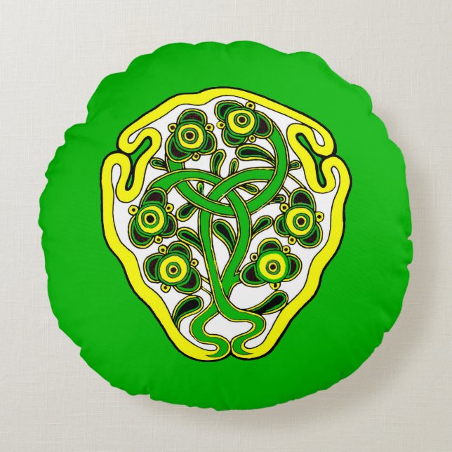 Celtic symbol round pillow (Front)