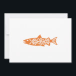 Celtic Symbol Salmon Salmons Fish Ocean Gift Idea Save The Date<br><div class="desc">Celtic Salmon is one of the most scared creature in Celtic mythology. It brings you good luck and gives you strength to over come obstacles to be successful. It is a great gift idea for Celtic lover.</div>