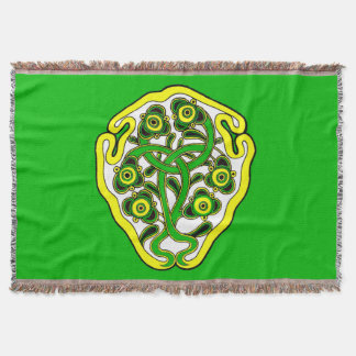Celtic symbol throw blanket