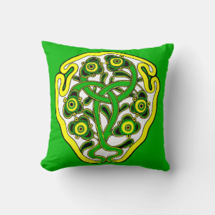 Celtic symbol throw pillow