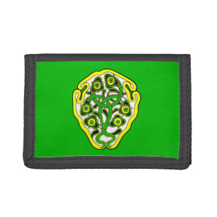 Celtic symbol trifold wallet