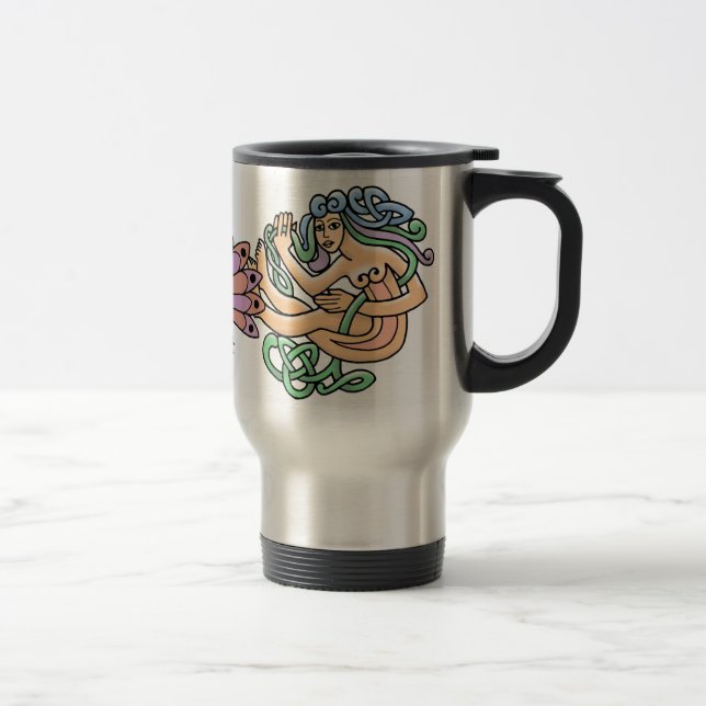 Celtic Symbols Travel Mug (Right)