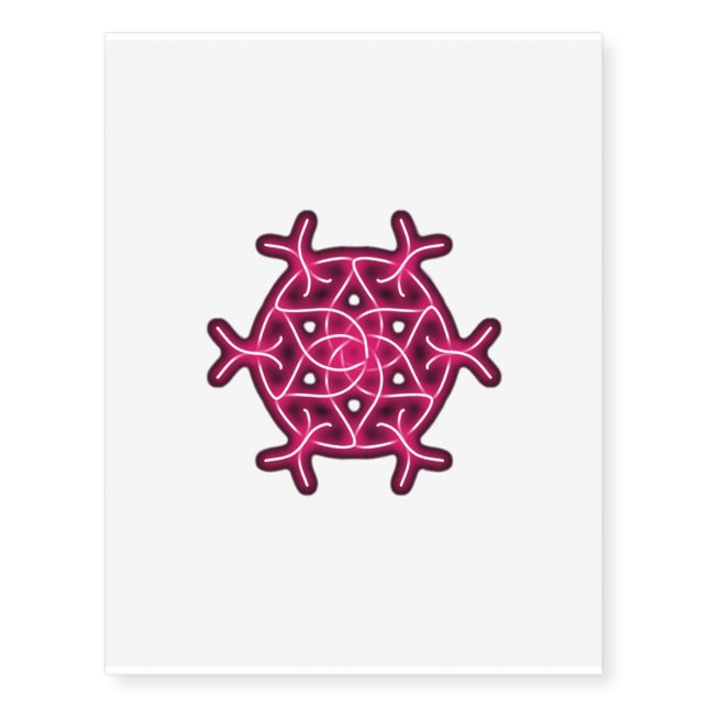 Celtic tattoo 8 temporary tattoo (Front)