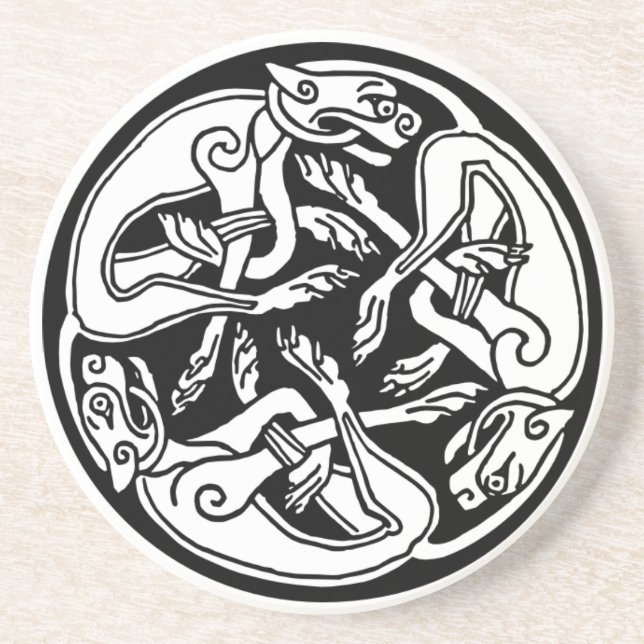 Celtic Tattoo Drink Coaster (Front)