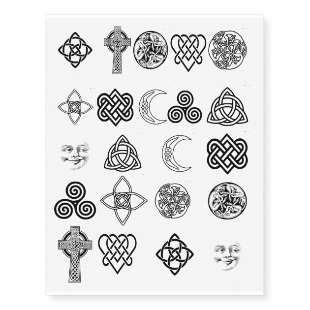 50 Tatouages Temporaires Celtiques motifs celtes anciens en tattoos  Tattoo  Sticker  Tattoo Kids