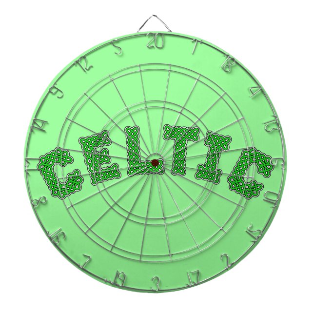 Celtic Text Dart Board (Front)