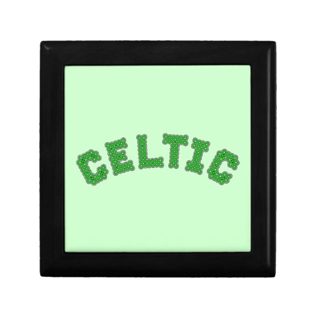 Celtic Text Gift Box (Front)