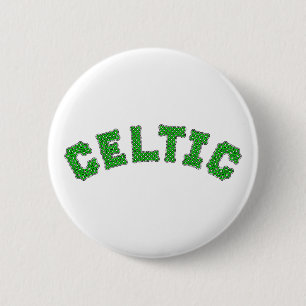 Celtic Text Pinback Button