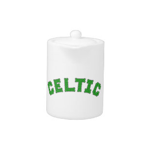Celtic Text Teapot