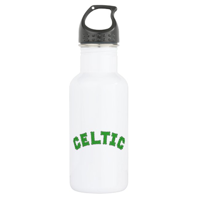 Celtic Text Water Bottle (Front)