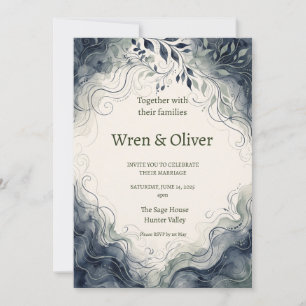 Celtic Thistle Wedding Invitation
