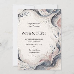 Celtic Thistle Wedding Invitation