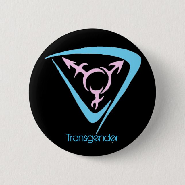 celtic trans, Transgender Pinback Button (Front)