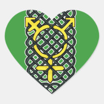Celtic Transgender Symbol Yellow