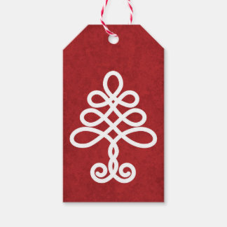 Celtic Tree Christmas Gift Tag