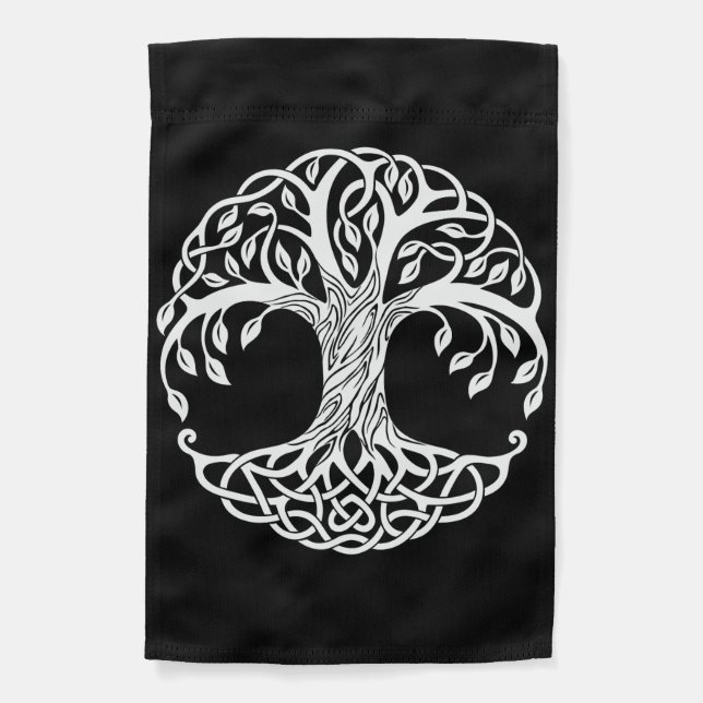 celtic tree garden flag (Front)