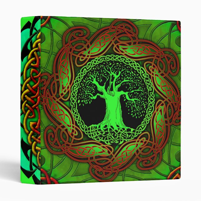 Celtic Tree (Illuminated version) Binder (Front/Spine)