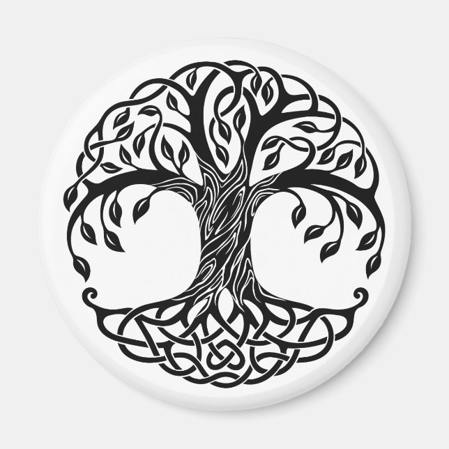 celtic tree magnet (Front)