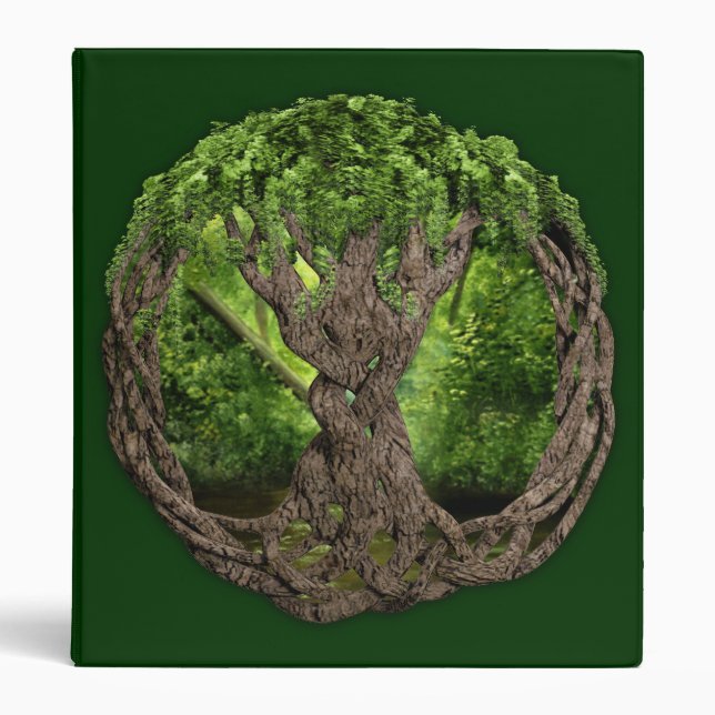 Celtic Tree Of Life 3 Ring Binder (Front)