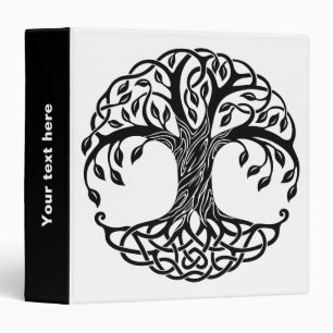 Celtic tree of life 3 ring binder