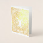 Celtic Tree of Life (Blank inside) Foil Card
