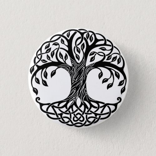 Celtic tree of life button
