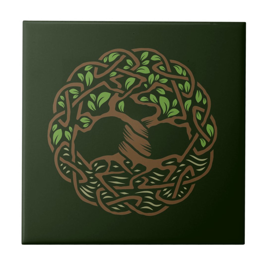 Celtic Tree of Life Ceramic Tile | Zazzle