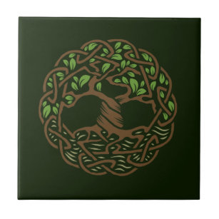 Celtic Tree of Life Ceramic Tile