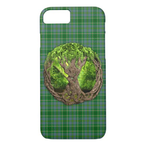 Celtic Tree Of Life Clan Taylor Tartan iPhone 87 Case