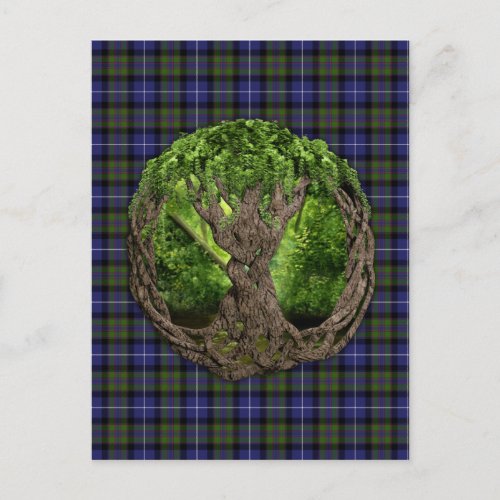 Celtic Tree Of Life Highland Pride Of Scotland Postcard